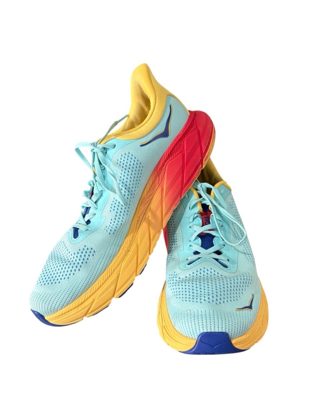 Hoka Arahi 7 Cloudless Poppy Lace Up Running Shoes Size 12
